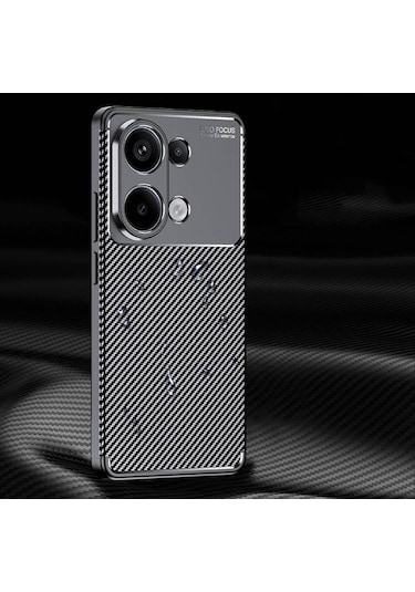 Xiaomi Redmi Note 13 4g Kılıf Karbon Silikon Case Kapak