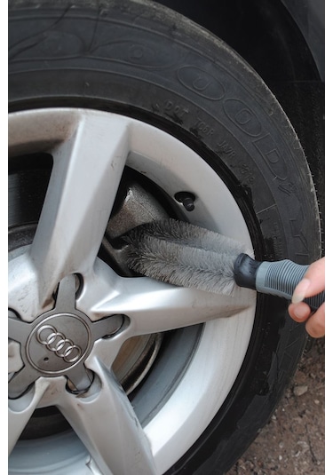 Otomobil Tekerlek Lastik Jant Temizleme Fırçası Detay Temizlik Fırça Cin699