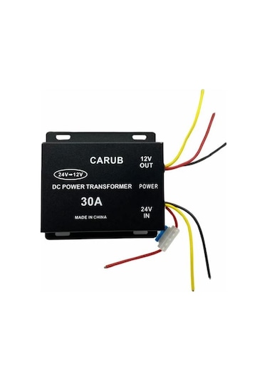 Düşürü 24 Volt 12 Volt'a Düşürücü 30 Amper Konvertör