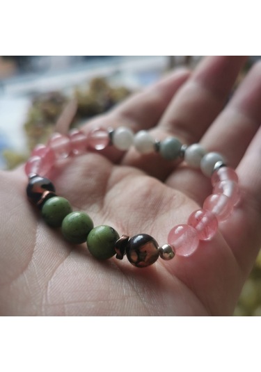 Teoman-Doğaltaş-Takı Yengeç Burcu Bilekliği Çok Renkli