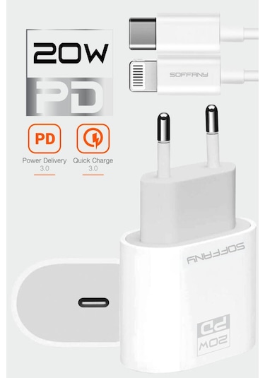 Sy220 Sy220 20w Pd Lightning Şarj & Data Kablosu
