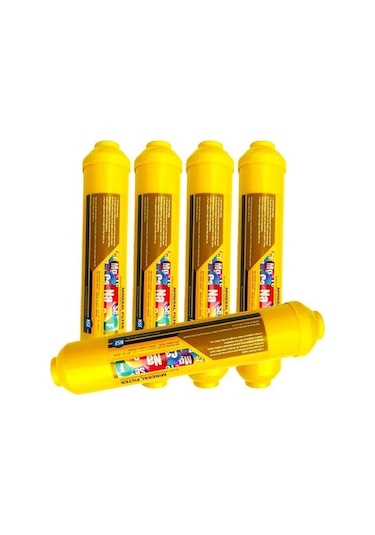 Su Arıtma Filtresi Sarı Mineral Filtre 5 Adet