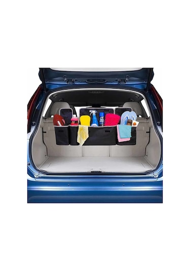 Ankaflex Araç İçi Oto Bagaj Düzenleyici Organizer Çanta 4 Cepli