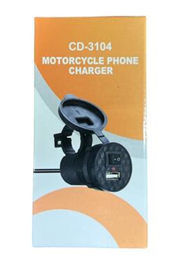 Motosiklet Usb Sarj Soketi Siyah