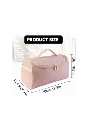 İçin Asılı Taşınabilir Stand Aksesuarları Saklama Çantası Pembe