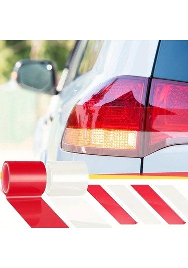 Chuangyinshop 2pcs 16.4ft X 1.96in Kendiliğinden Yapışan Led Şerit Tamir Bandı Far Sis Lambası Renkli Folyo