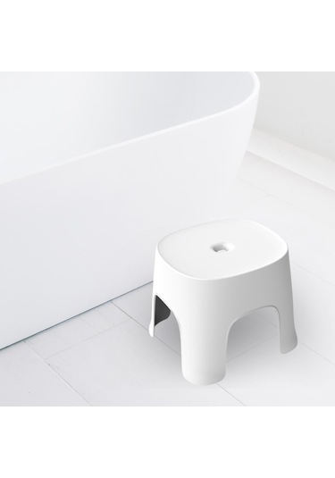 Suntek Banyo Taburesi Masa Oturma Odası Ofis Beyaz Için Sağlam