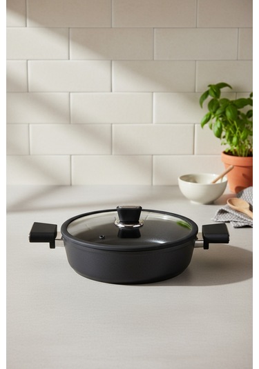 Bernardo Mayasa 7 Parça Seramik Tencere Seti Siyah Fil Dişi