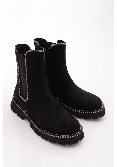 Dgn 7023 Kadin Bot 7023-2219-R1680 Siyah