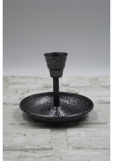 Metal Vintage Mumluk & El Şamdanı Gümüş Turna2623-8 Diğer