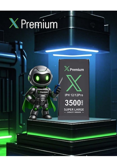 Xpremium Apple Uyumlu iPhone  12 / 12 Pro Batarya Pil Süper Yüksek Kapasiteli Güçlendirilmiş 3500 Mah