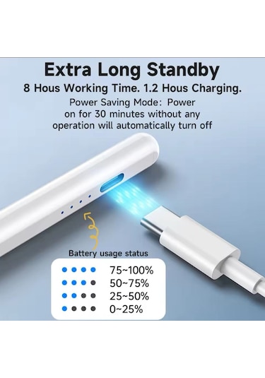 Honor Pad X7 8.7'' Uyumlu Universal Stylus Tablet Dokunmatik Kalem