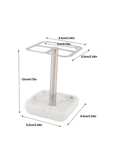 Ulzyvf Tezgah Standı Sarı Raf Paslanmaz Çelik Macun Tutucu, Lavabo Banyo Diş Fırçası Düzenleyici Ve Depolama Organizer, Gümüş Fırça Askısı Sarı