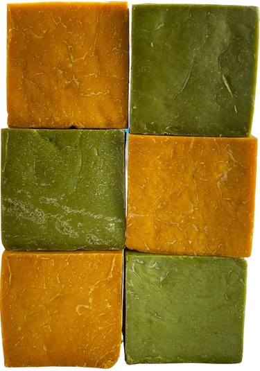 Saç Çıkarıcı Bıttım Sabunu Seti Yeşil + Sarı 3'er Kalıp 1. Kalite