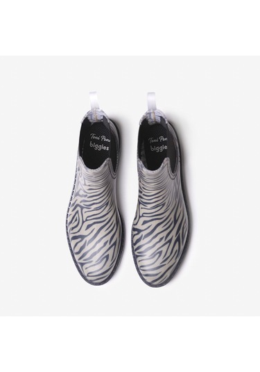 Yağmur Botu Kadın Diğer Calvi Toni Pons Ankle Boot Water Zebra Bej - Lacivert