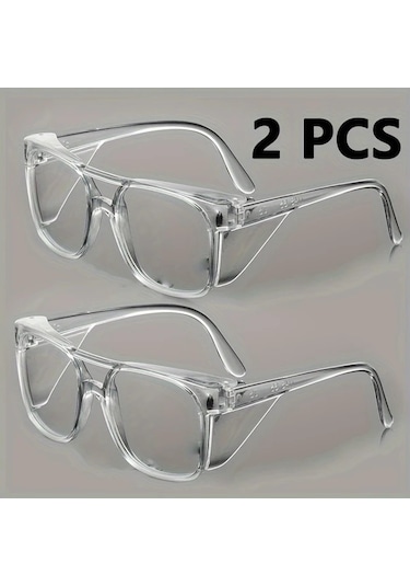 Willowhaven C9 Dayanıklı Güvenlik Gözlüğü 2 Adet Rüzgar Kum Darbe Korumalı Endüstriyel Polisaj