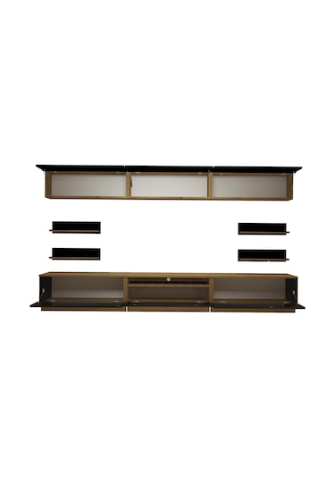 Decoraktiv Trendstyle 8y Mdf Tv Ünitesi Tv Sehpası Pera - Siyah