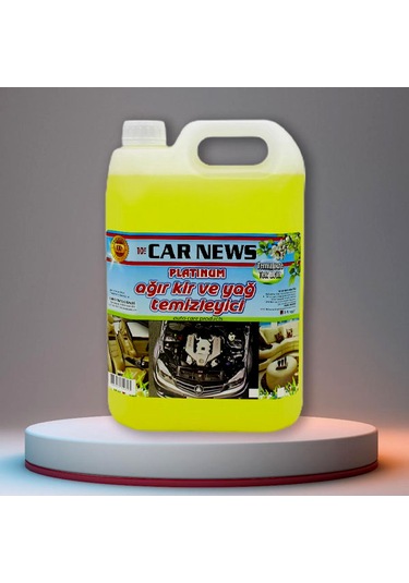 Car News Platinum Ağır Kir Ve Yağ Temizleyici 5 Lt