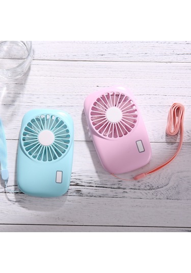 Taşınabilir El Tipi Usb Şarj Edilebilir Mini Fan Beyaz