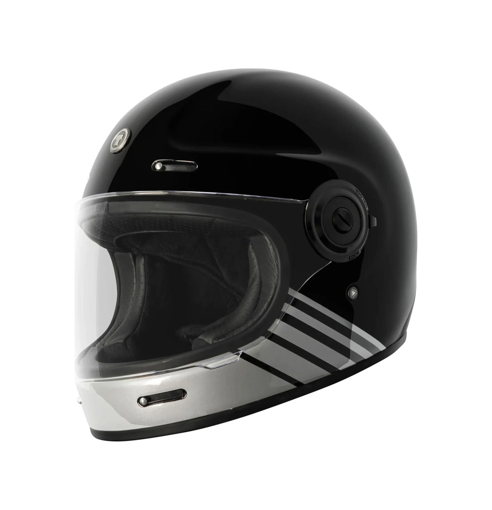 Torc T-1 Newport Breakers Kapalı Motosiklet Kaskı Siyah