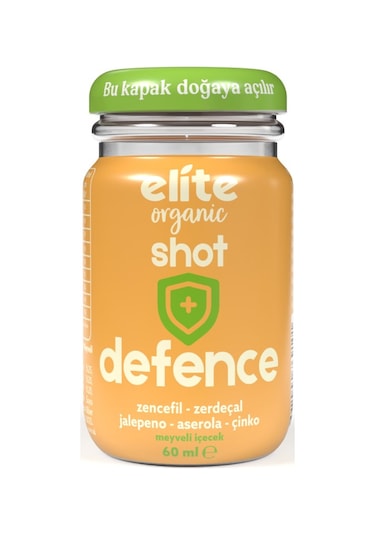 Elite Shot Defence Zerdeçal Ve Zencefilli Baharatlı Meyveli İçecek 60 Ml