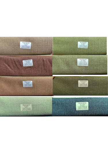 Milpa Keten Fon Perde.Farklı Ölçü Ve Pile Seçeneği 30 Renk
