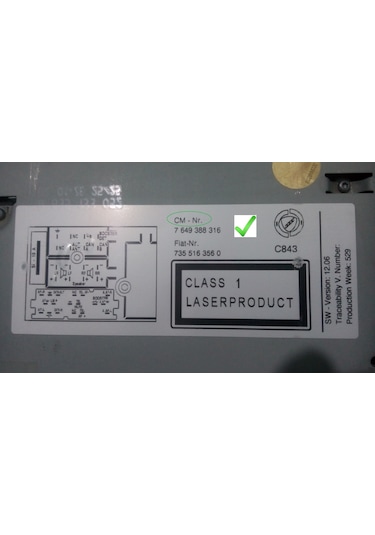 Linea Punto Blaupunkt Teypler için Aux Usb Bluetooth Mp3