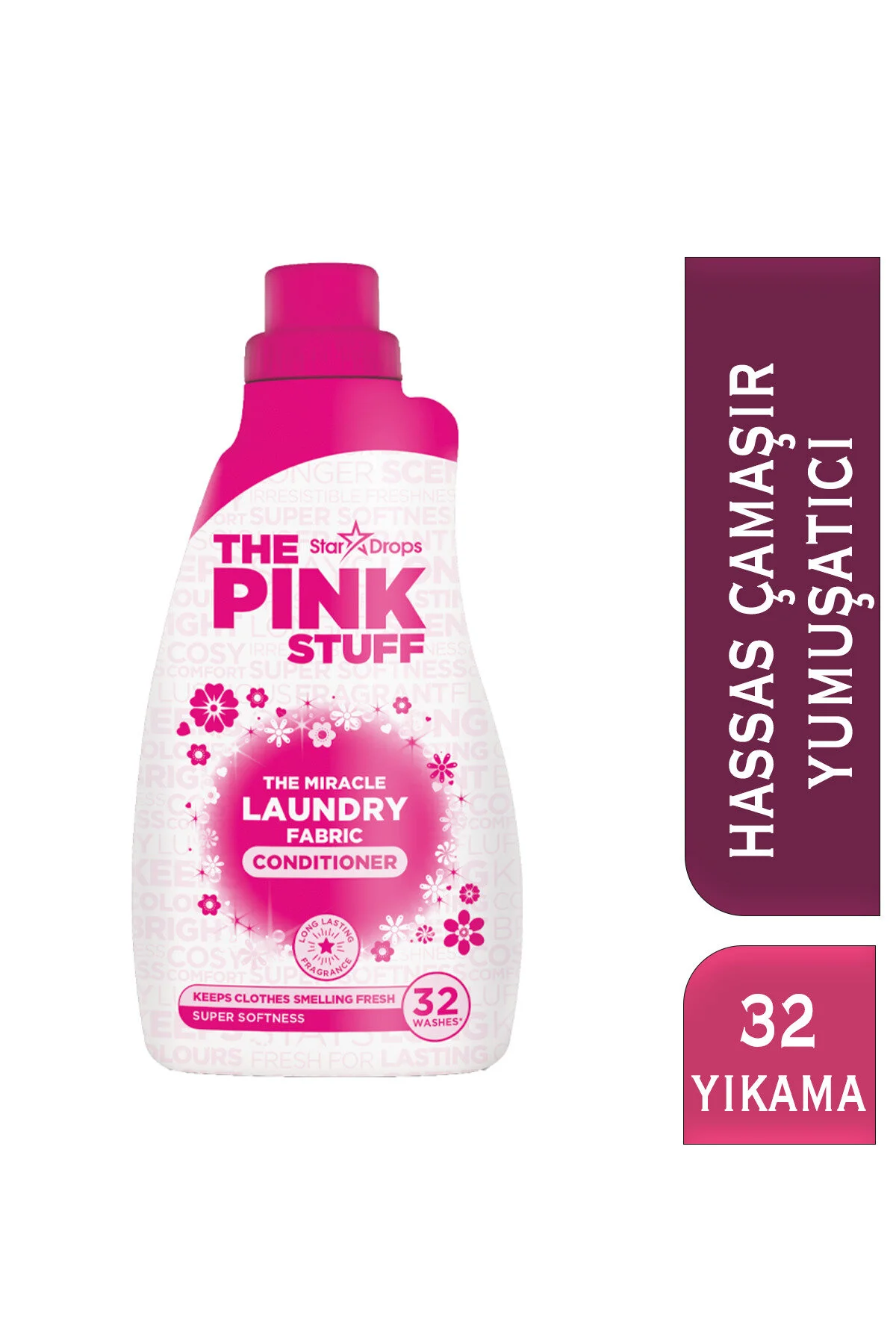 Mucizevi Hassas Vegan Çamaşır Yumuşatıcısı 960ml Tekli