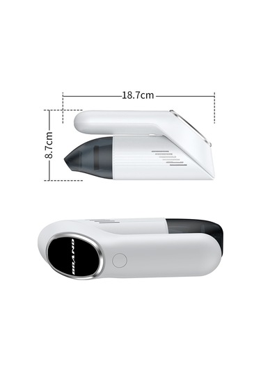 Sones Taşınabilir El Tipi Katlanır Elektrikli Süpürge Beyaz