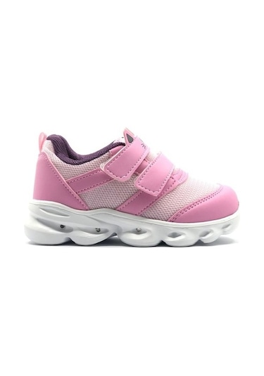 Cool Caty Pembe Cırtlı Işıklı Anatomik Bebek Spor Ayakkabı Pembe