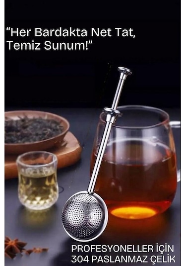 Zhlhome Bitki Çayı Süzgeci Çay Demleme Aparatı Gümüş
