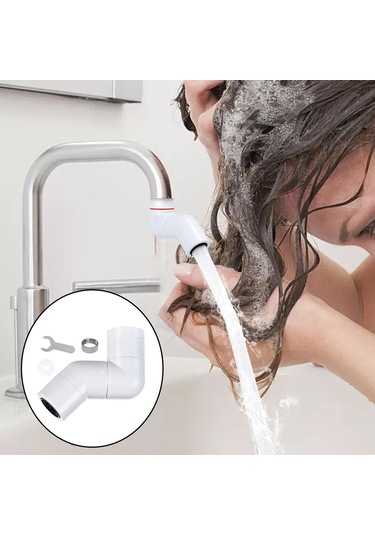 Suntek Mutfak Için 720d Tasarruf Evye Musluk Başlığı Su Beyaz