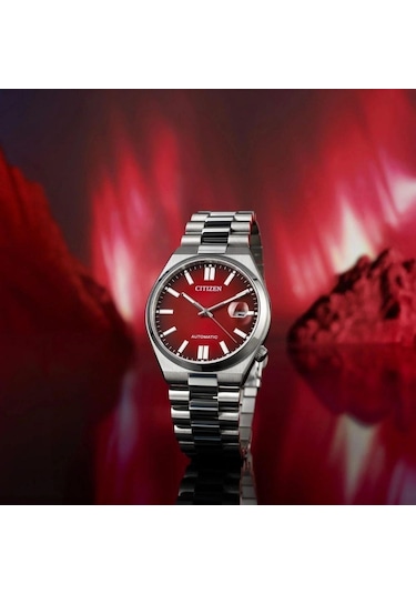 Citizen Tsuyosa Otomatik Burgundy Erkek Kol Saati Nj0150-56w