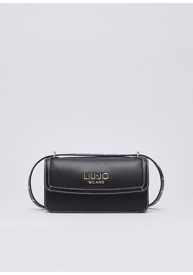 Liu.jo Aa6073e1012 Leather Kadın Omuz Çantası Siyah