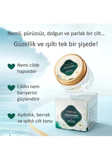 Jomtam Lotus Çiçeği Nemlendirici ve Yumuşatıcı Yüz Maskesi 70 G