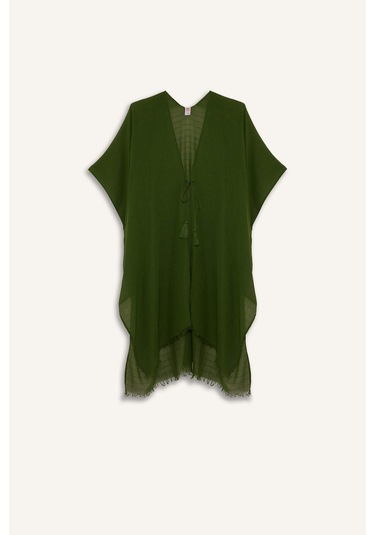 DeFacto Regular Fit Pamuklu Kimono-Fall in Love Z0696AZ25SPGN1272