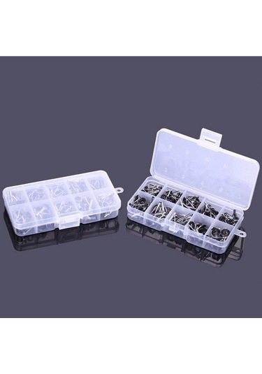 Didadodo Olta Kılavuzu 80 Adet/kutu Paslanmaz Çelik Kılavuz Çubuk Ucu Tamir Kiti Çubuk Dıy Göz Halkaları