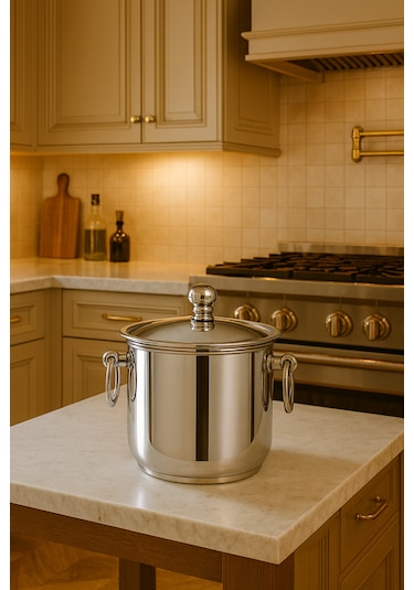 Veliday Termoslu Paslanmaz Çelik Buz Kovası Çap:14 Derinlik: 9.5