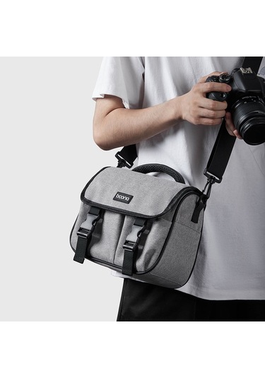 Baona Bn-h017 Fotoğraf Slr / Mikro Tek Çapraz Gövde Kamera Saklama Çantası, Renk: M Siyah Diğer