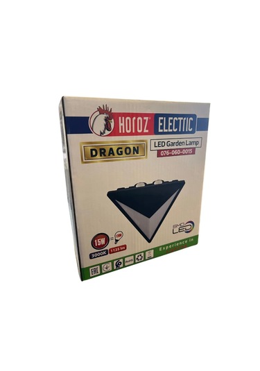 Dragon 15 W Dış Mekan Led Aplik 3000k 076-060-0015 312138 Siyah