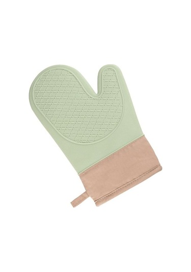 1 Adet Silikon Fırın Eldiveni Anti-haşlanma Kaymaz Kalın Pamuk Astar Uzun Isıya Dayanıklı Mikrodalga Eldiven Mutfak Pişirme Malzemeleri A