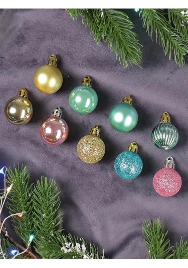 Mıland 99 Adet 3 Cm Çapında Noel Topu Seti 193719350 Sevilen Kişi
