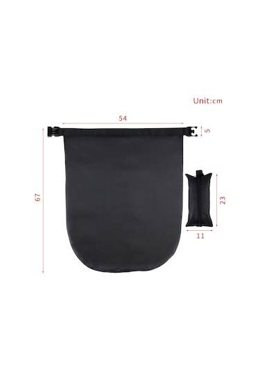 Springsun "katlanabilir 30l Motosiklet Kask Çantası - Su Geçirmez, Yumuşak Astarlı, Kombinasyon Kilitli"