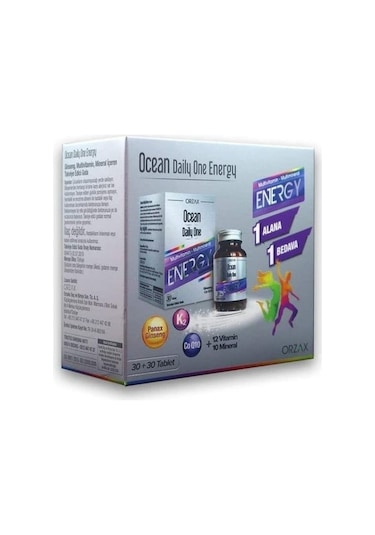 Ocean Daıly One Energy 2X30 Tablet Kofre 2'Li