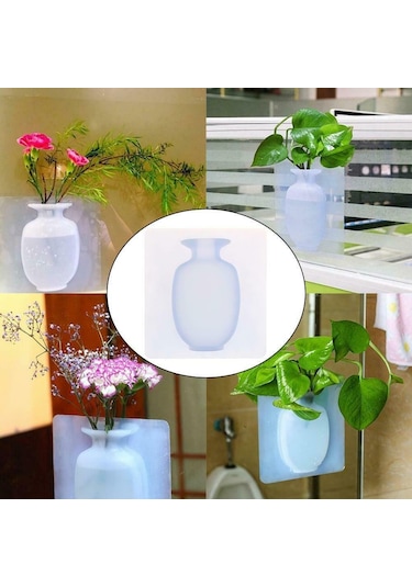 Yapışkan Vazo - Sihirli Vazo Çok Renkli