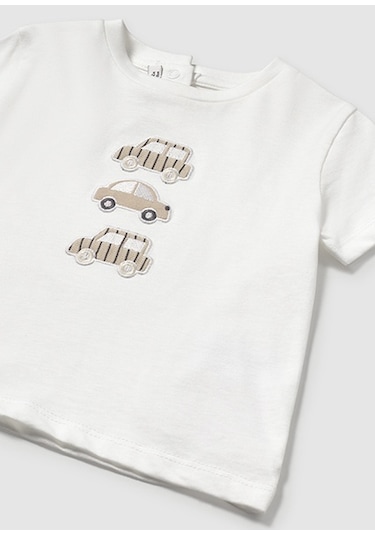 Mayoral 1651 Erkek Bebek Sapkalı T-shırt Şort Set Çok Renkli