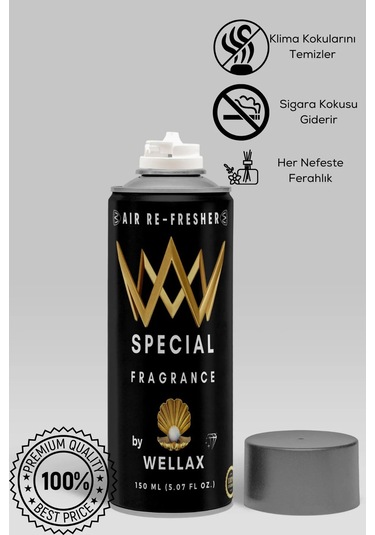 Koku Giderici Klima Bombası Dezenfektan Sprey 150 Ml, Temizleyici Tazeleyici Brrbry