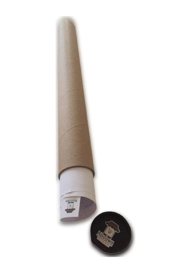 Aboowe Kapaklı Silindir Kutu Rulo Gönderi Tüpü 5Cm X 90Cm 5 Adet