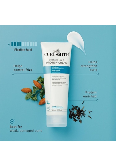 Curlsmith Feather-light Protein Şekillendirici Saç Kremi 237ml