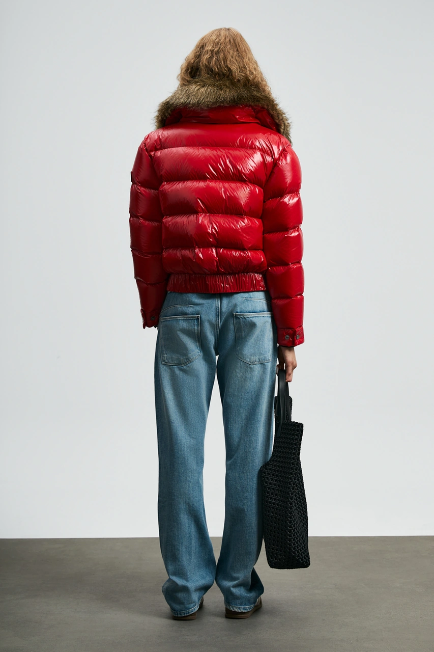 Lufian Daısy Kaz Tüyü Kadın Mont Koyu Kırmızı Koyu Kırmızı 122120041100710 Koyu Kırmızı